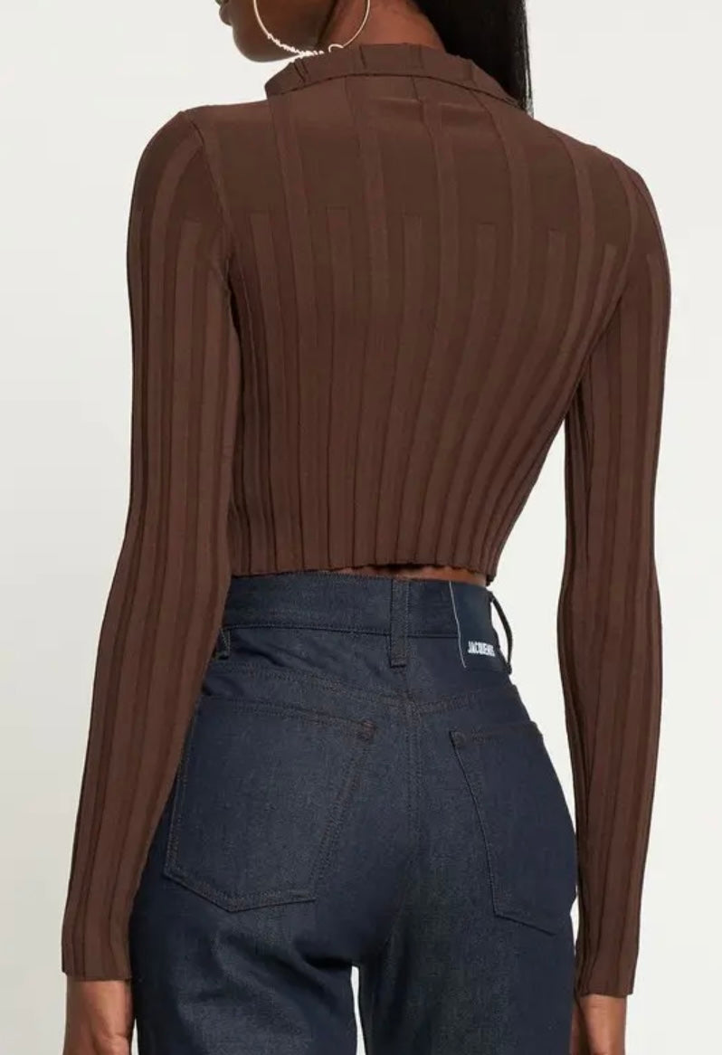 JACQUEMUS
Le Cardigan Bando Cardigan W/ Buttons - Brown