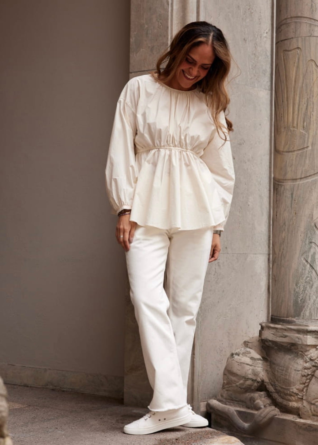 JW ANDERSON X UNIQLO - Gathered Longsleeve Blouse