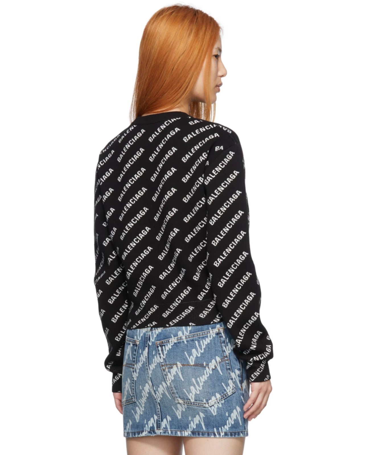 BALENCIAGA
Black Mini Allover Sweater