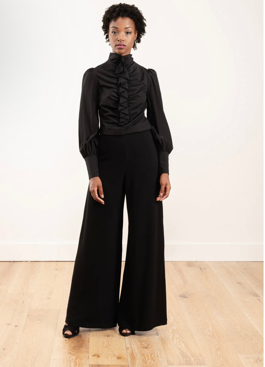 ZIMMERMANN -
espionage wide leg trouser - black