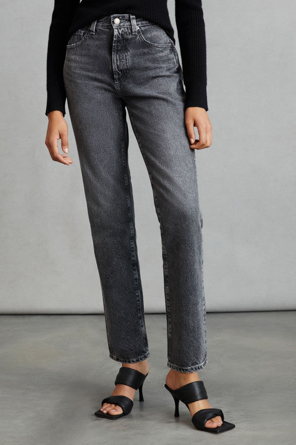 AG JEANS alexxis high rise straight jeans