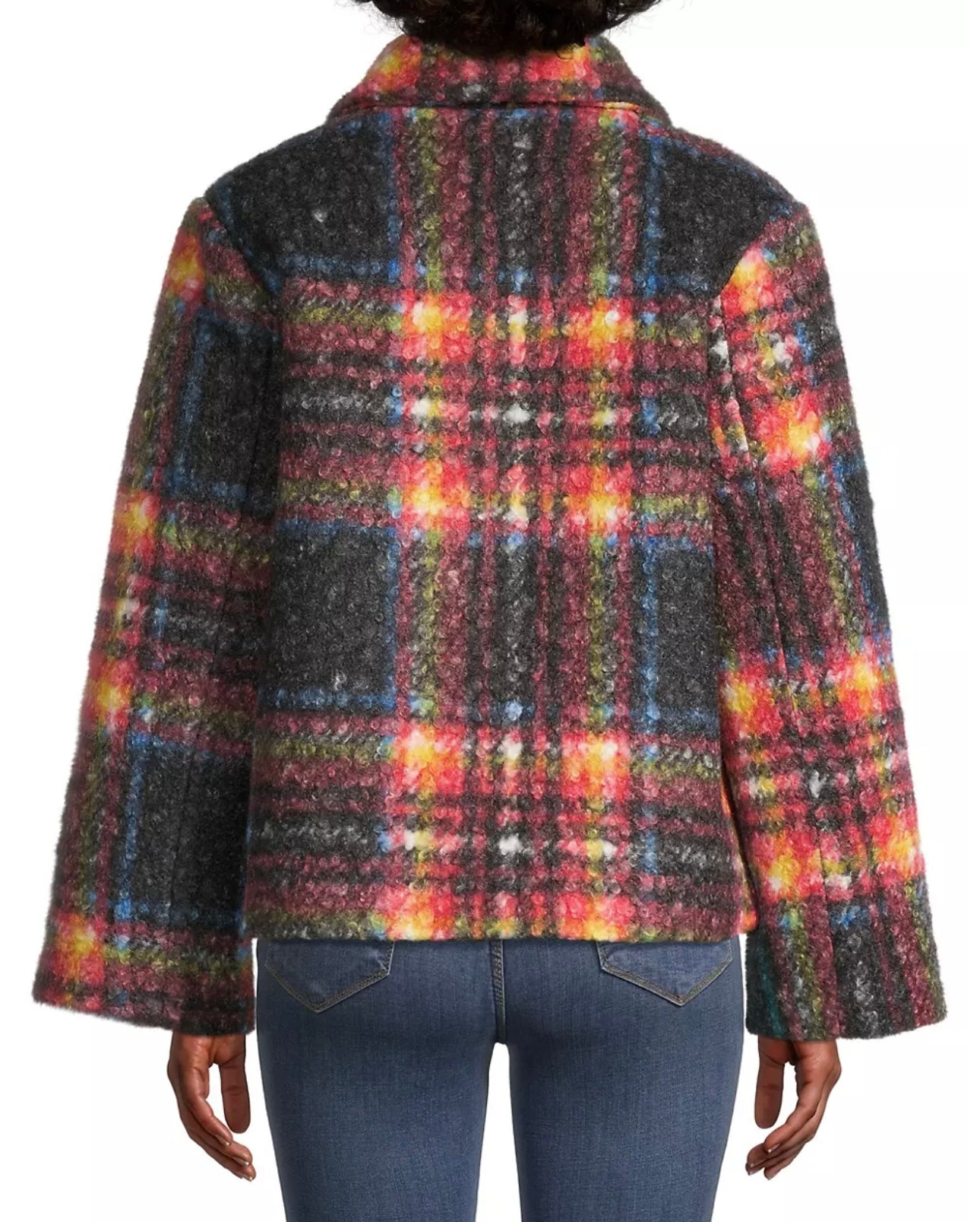 Apparis
Sally plaid-print faux wool coat
