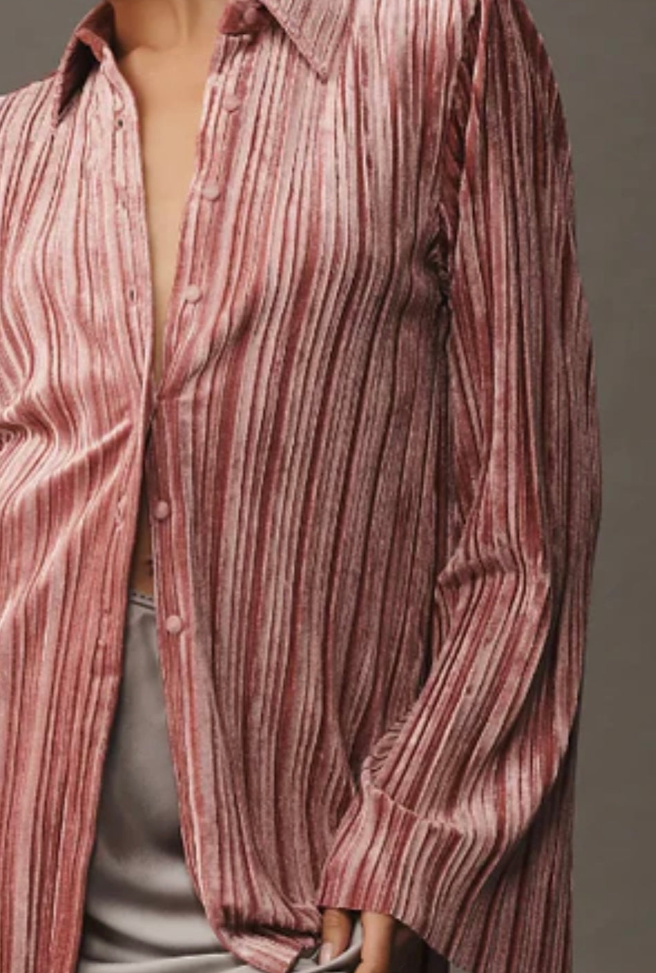 SABINA MUSAYEV - SMOKED PINK IVRI TOP