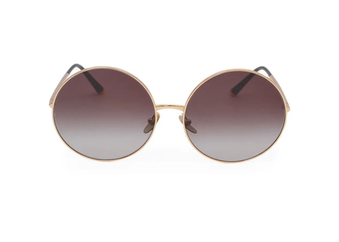 DOLCE & GABBANA circular sunglasses