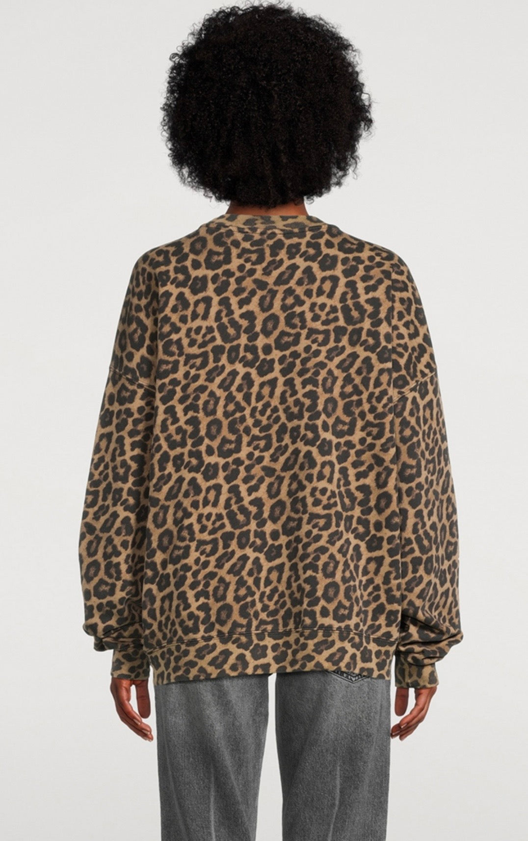 ANINE BING
Miles Sweatshirt In Leopard Print