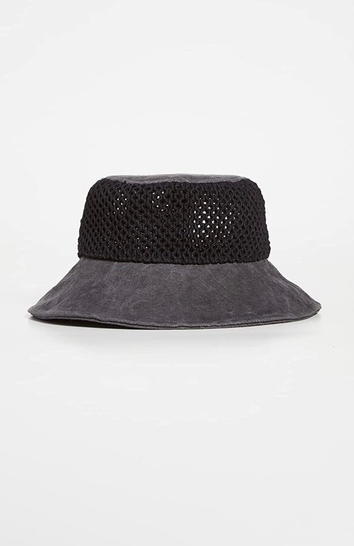 rag & bone Black Netting Nando Bucket Hat display picture 1