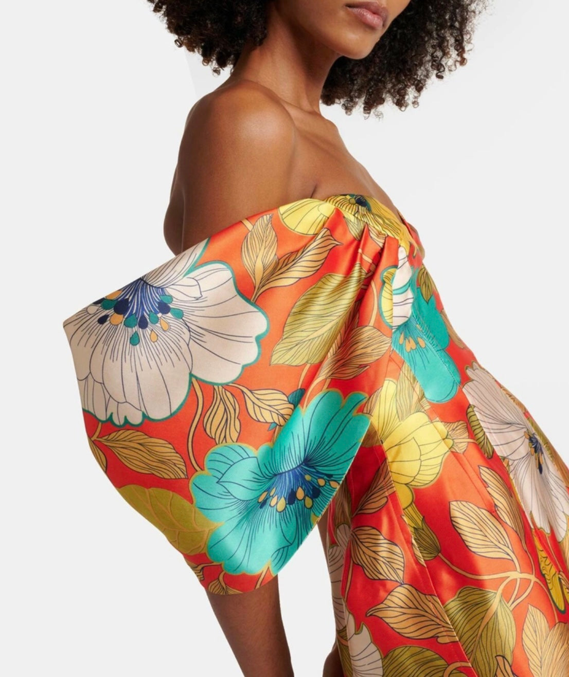 Alémais Piato printed bustier dress