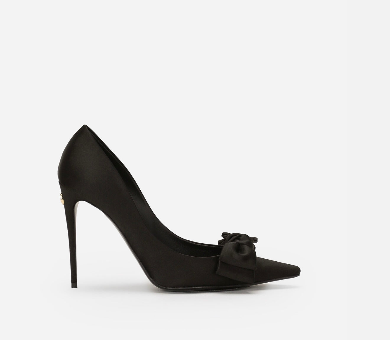 DOLCE & GABBANA - Satin pumps with bow detail