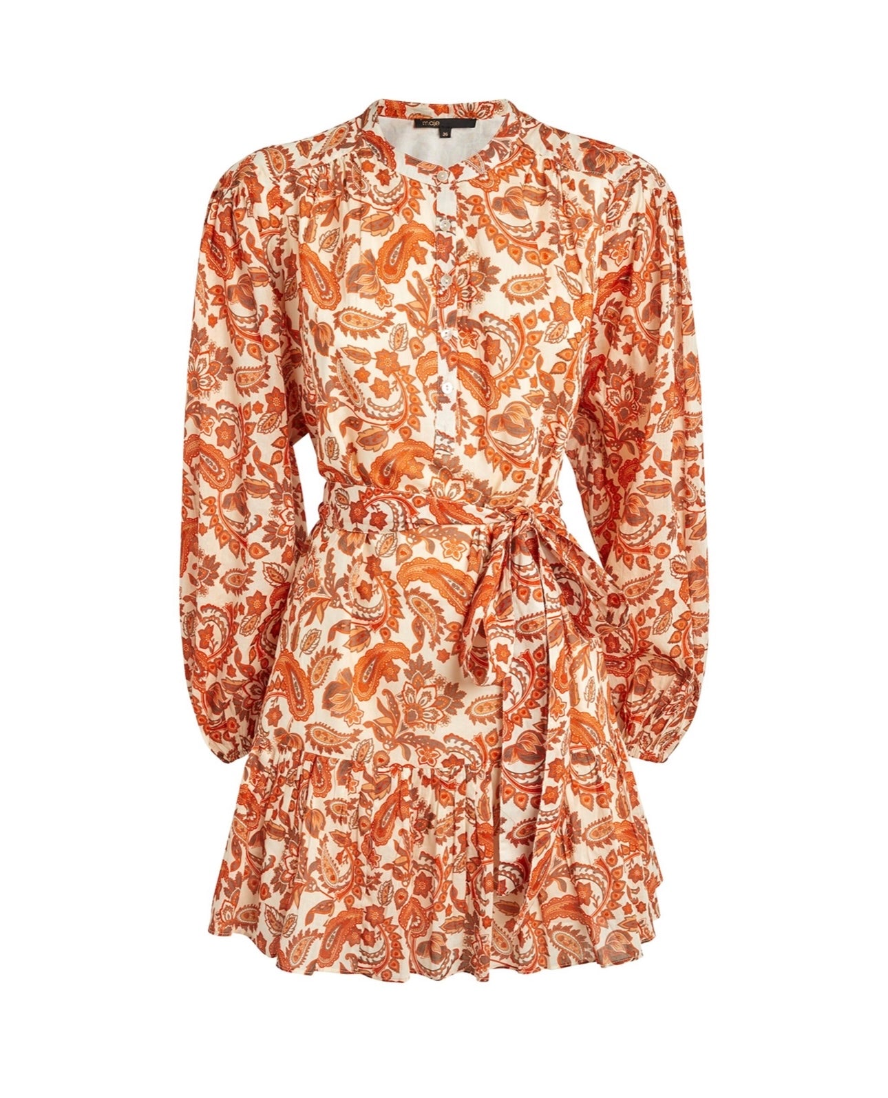 MAJE
Paisley Print Shirt Dress