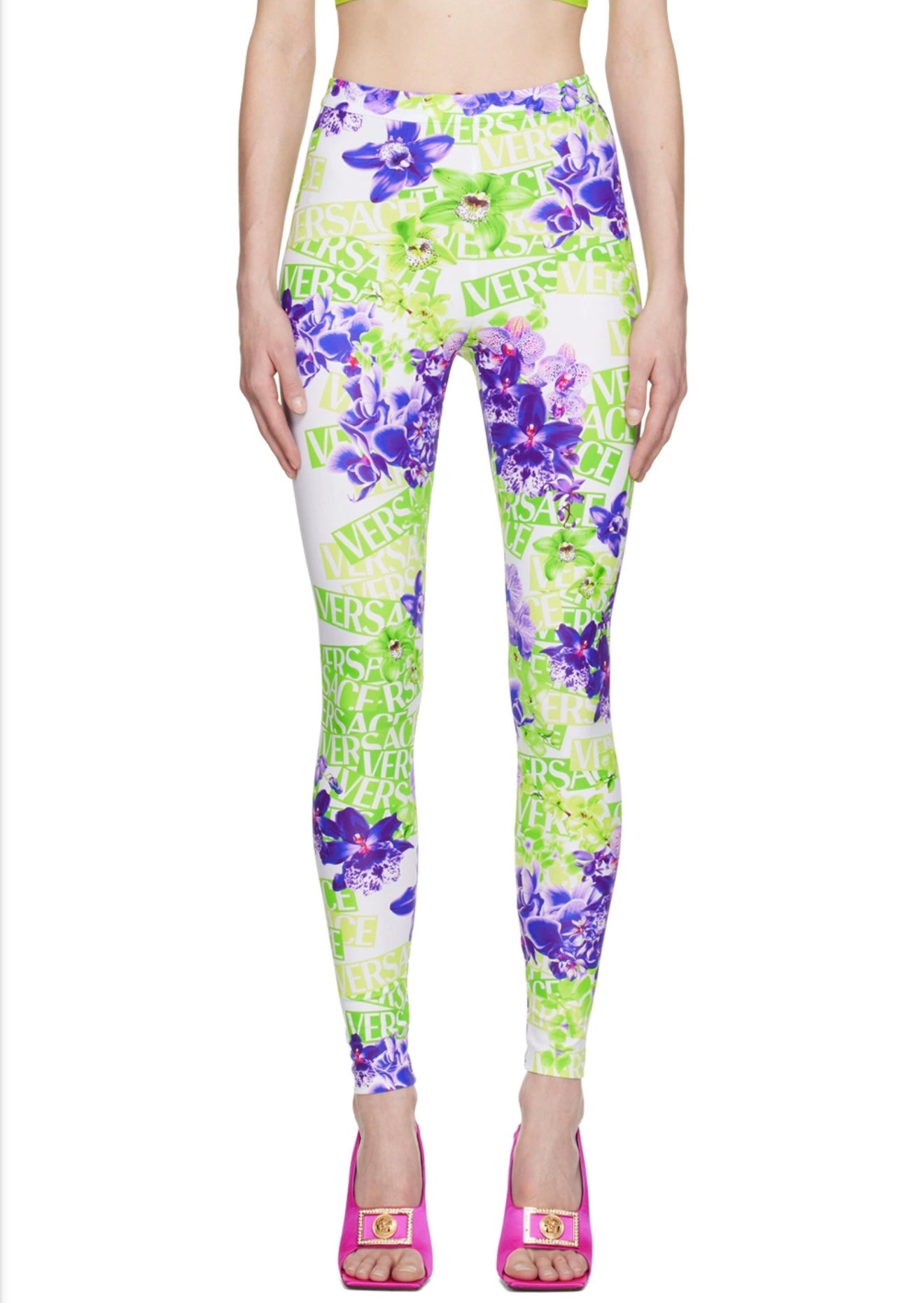 Versace Orchid Leggings