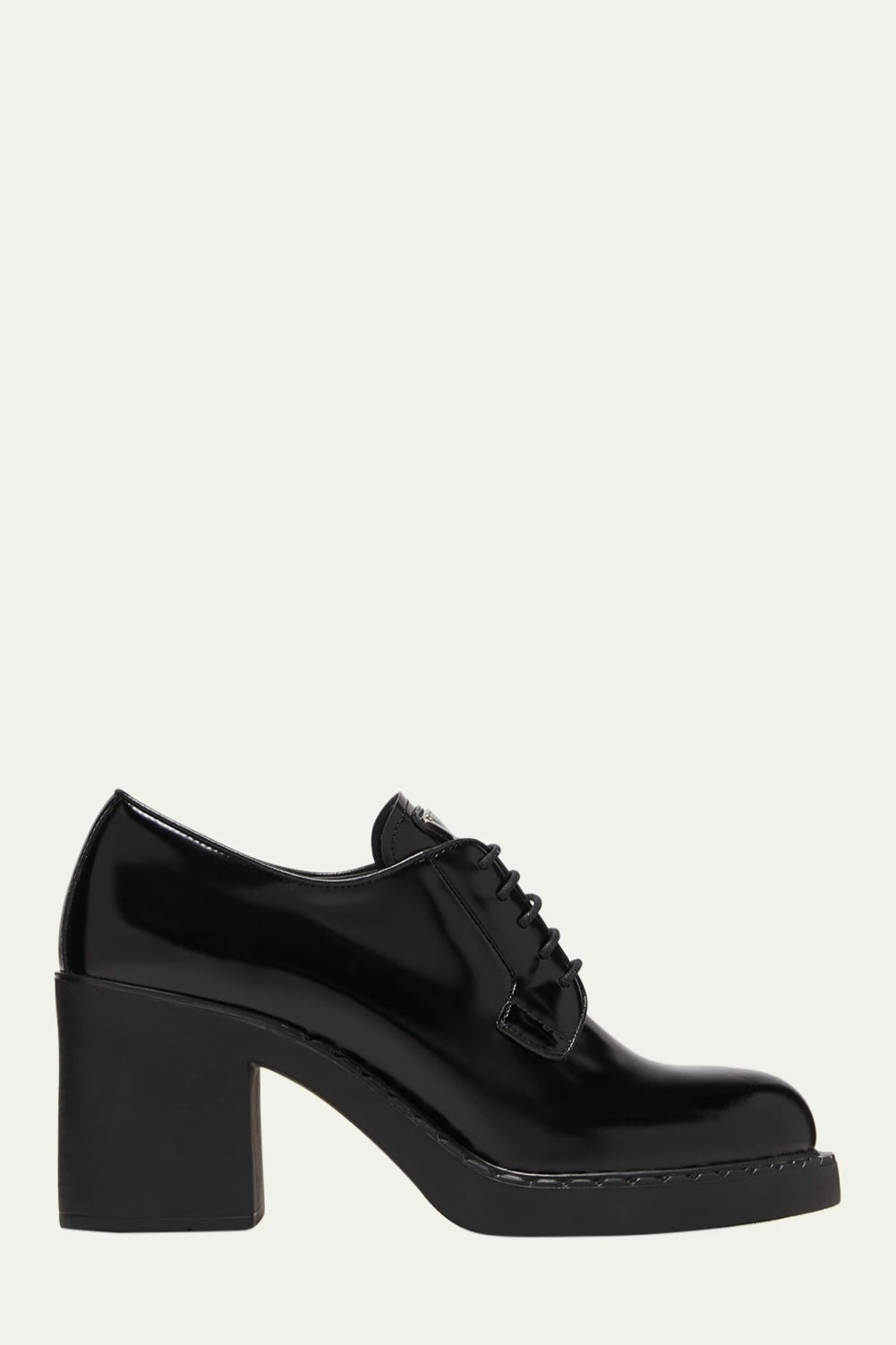 Pre-Loved Prada - Leather Heeled Loafers
