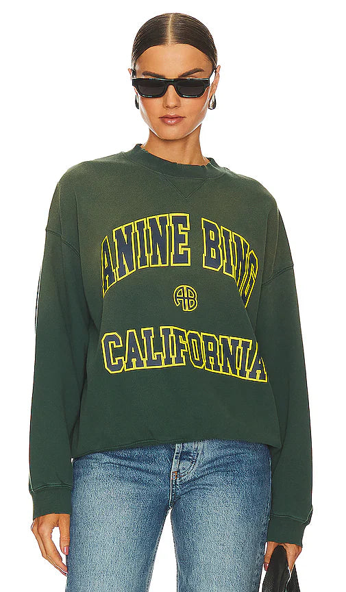 ANINE BING JACI CALIFORNIA SWEATSHIRT