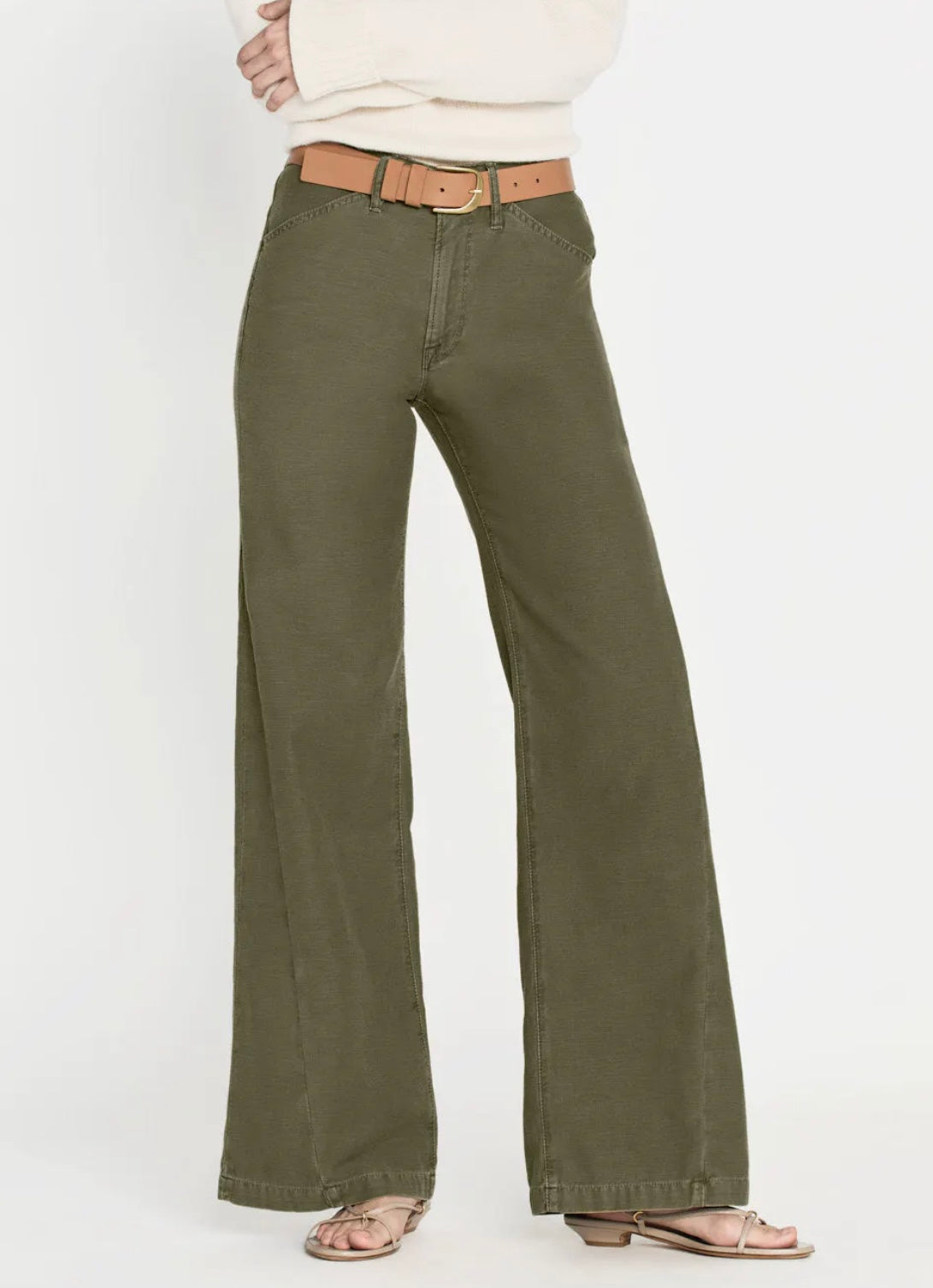 FRAME - Le Baggy Palazzo
in Washed Summer Sage