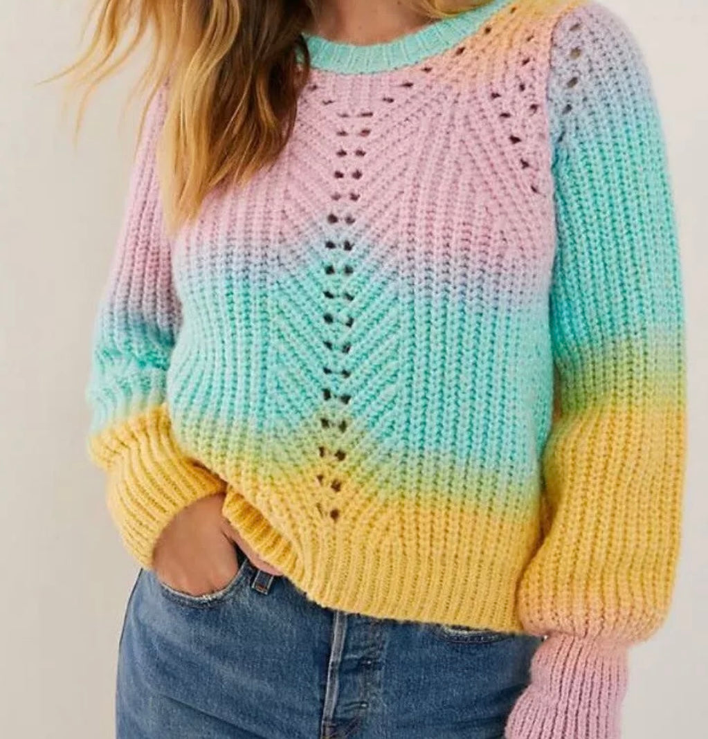 Anthropologie Jovie Tie Dye Sweater