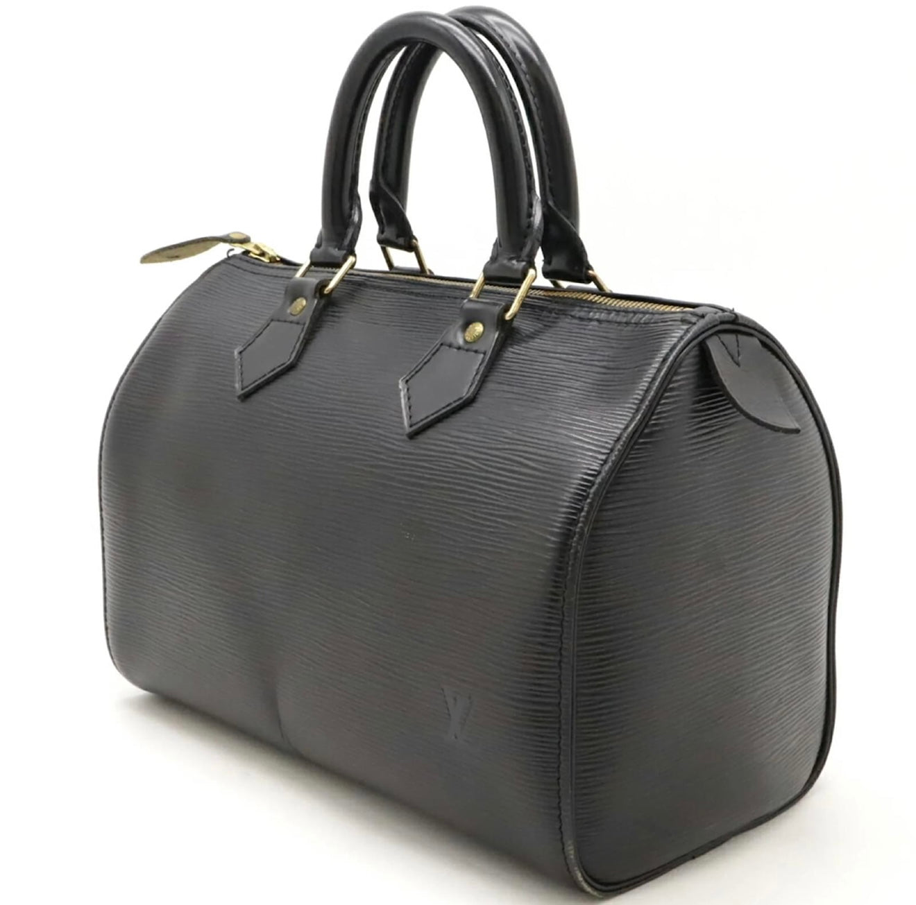 Louis Vuitton Black Epi Leather Speedy 25 Bag, 25
