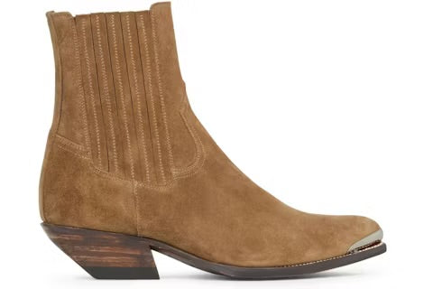 CELINE suede cruiser boots