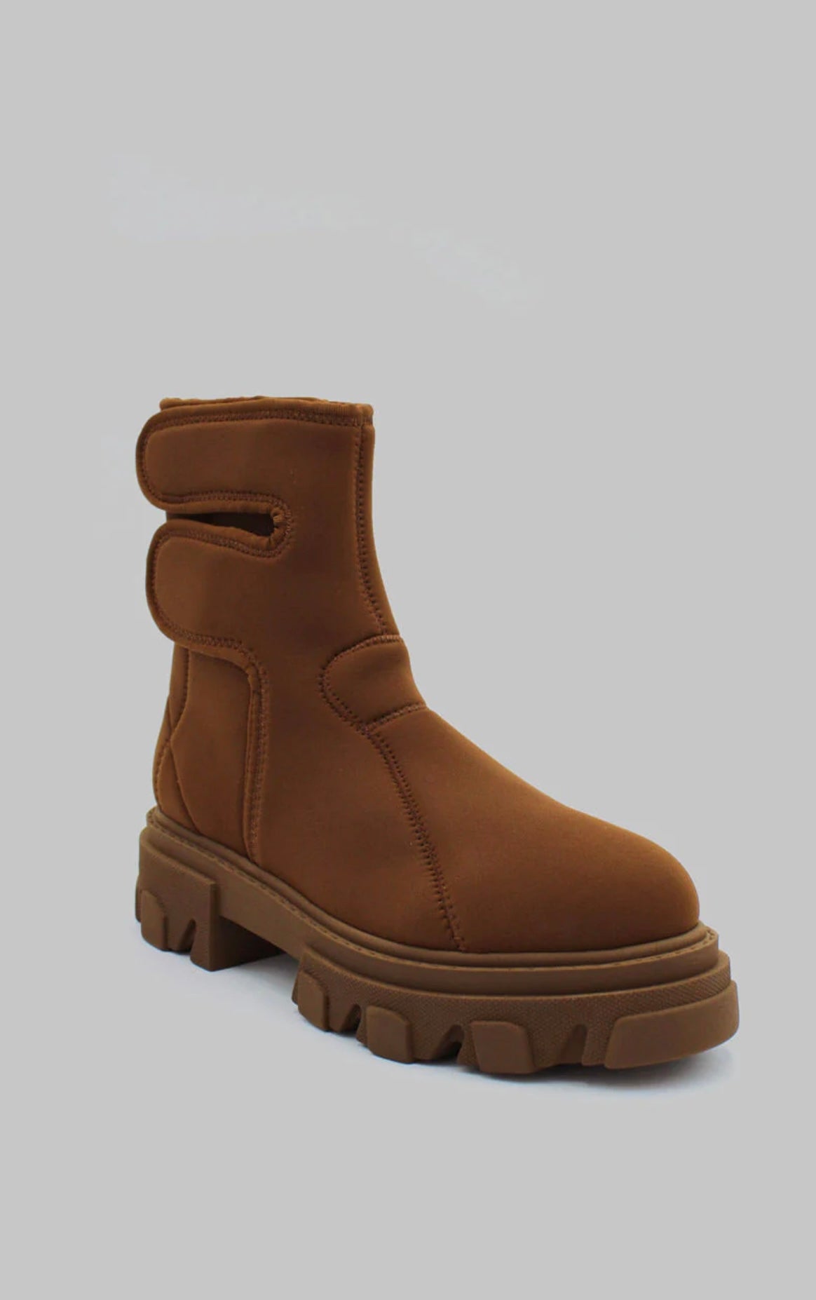 GIA BORGHINI 9 SCUBA BOOTS - BROWN