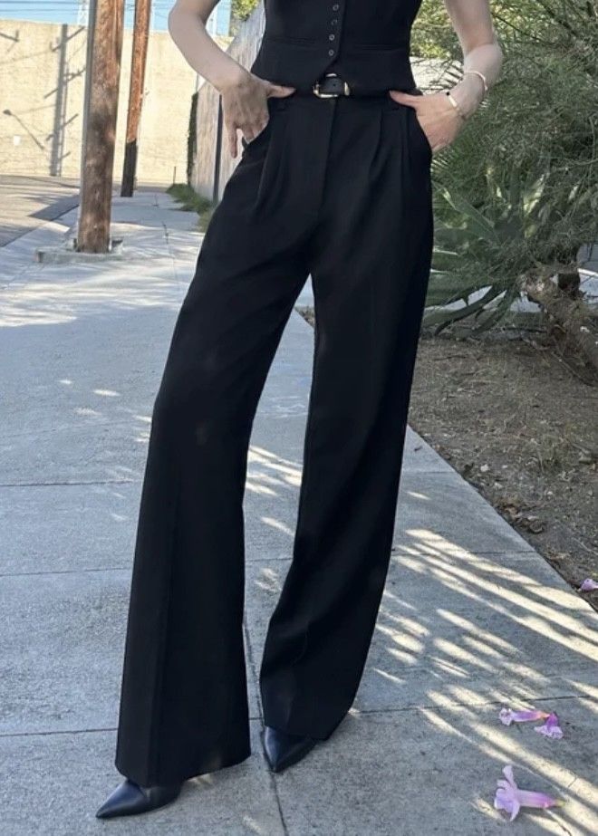 Favorite Daughter Pleated Wide Leg Pants