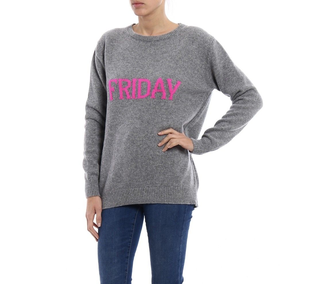 Alberta Ferretti Fridays Wool Blend Sweater