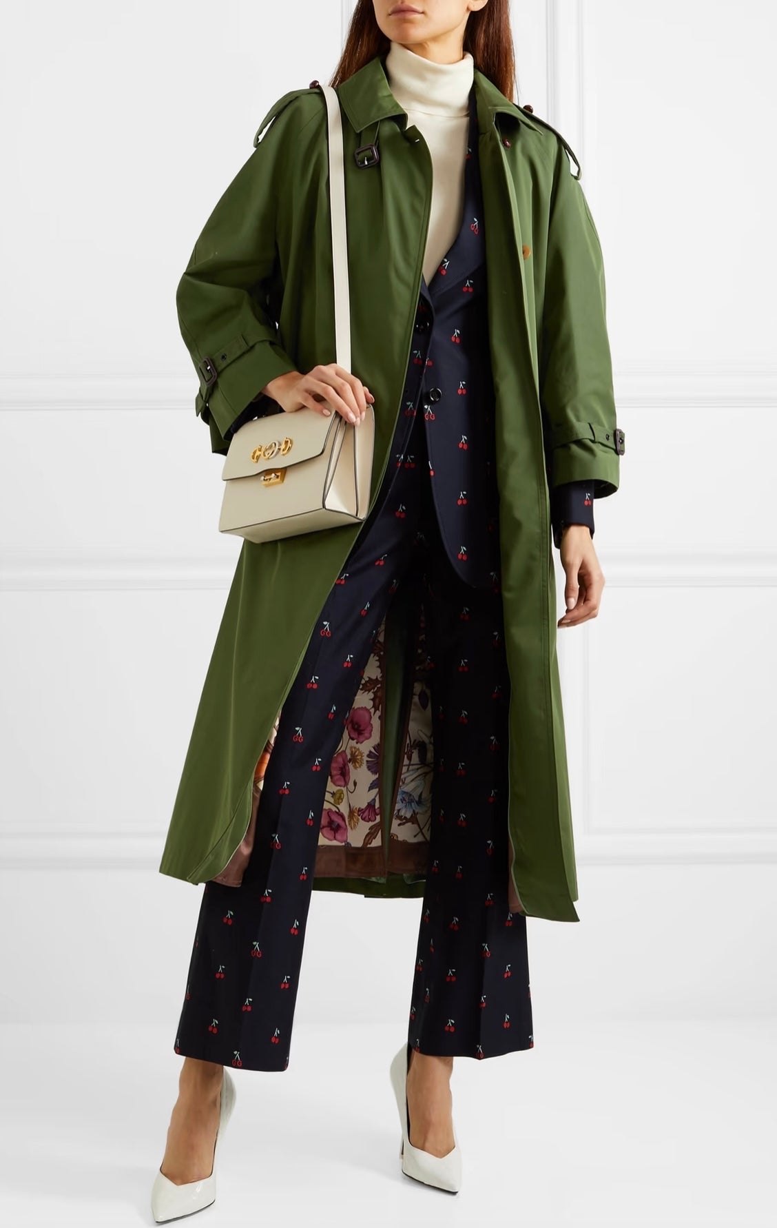 GUCCI - Green Trench Coat