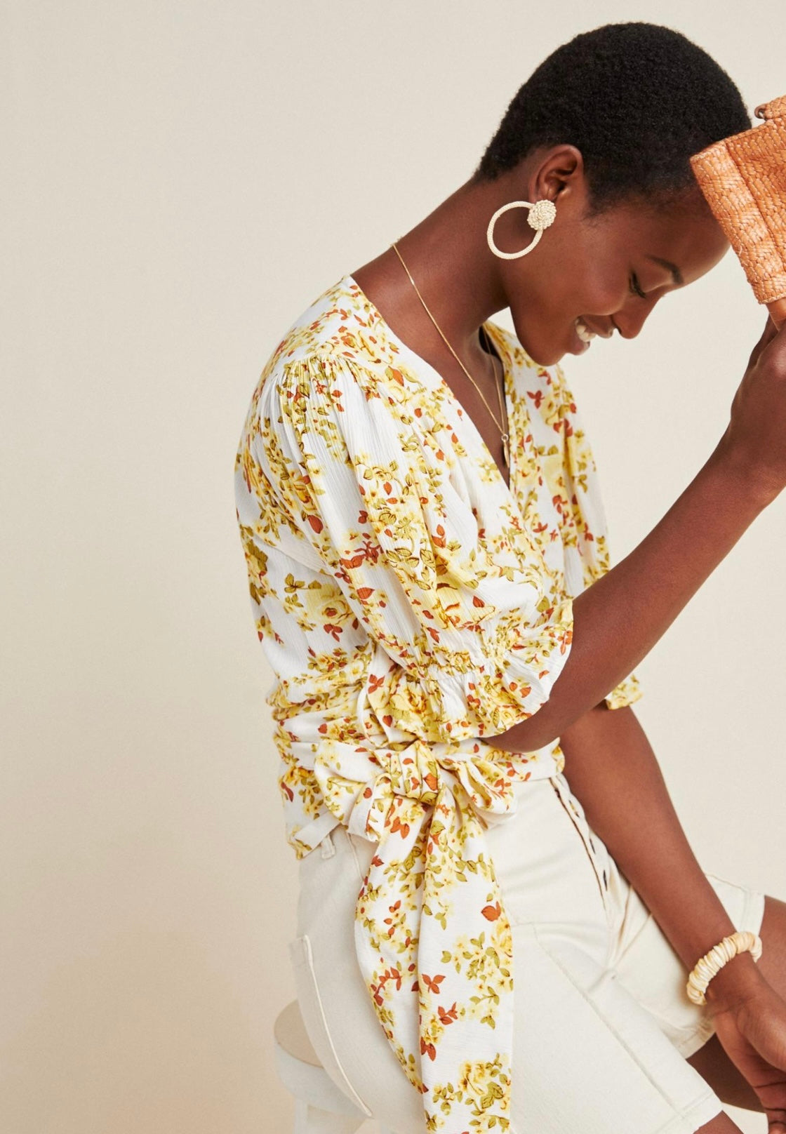 Faithful The Brand - Floral Print Crop Top