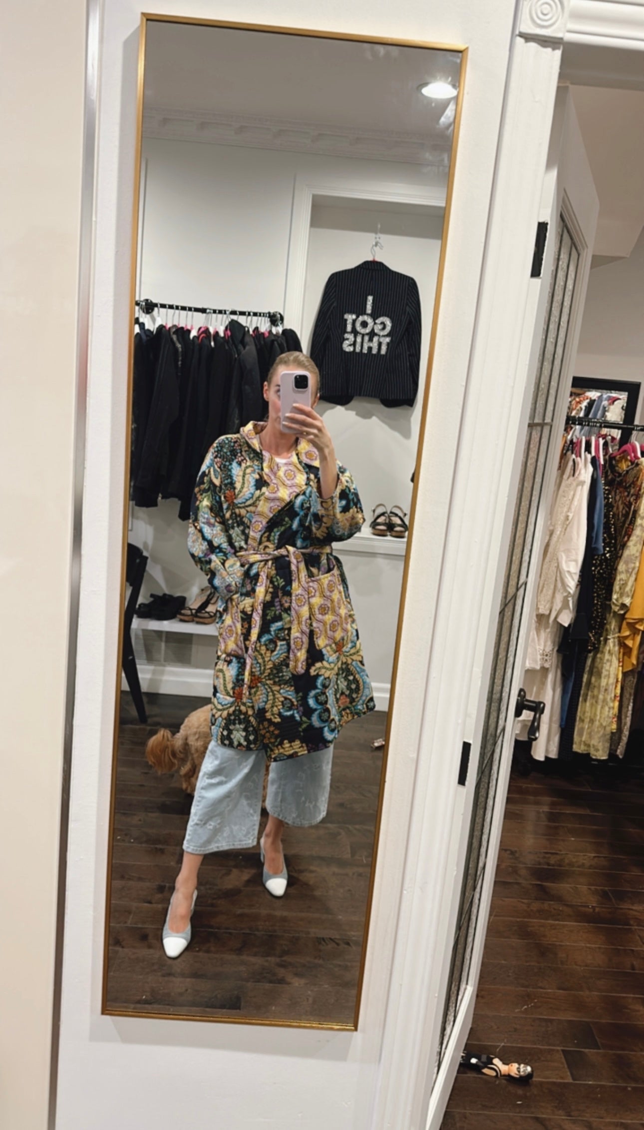 By Anthropologie True PJ Quilted Robe