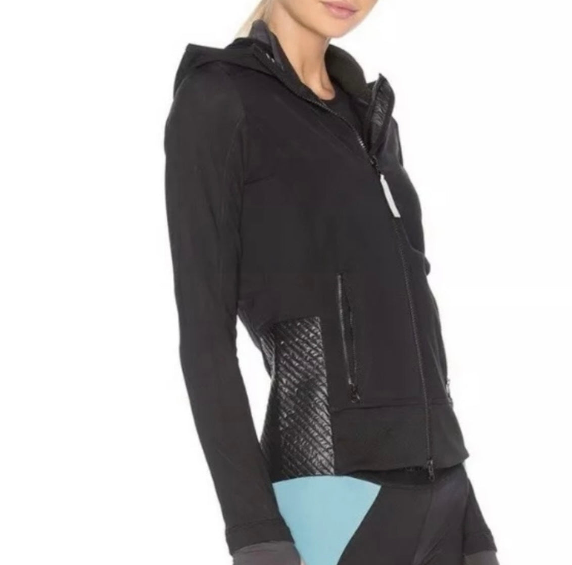STELLA MCCARTNEY X ADIDAS zip up in black