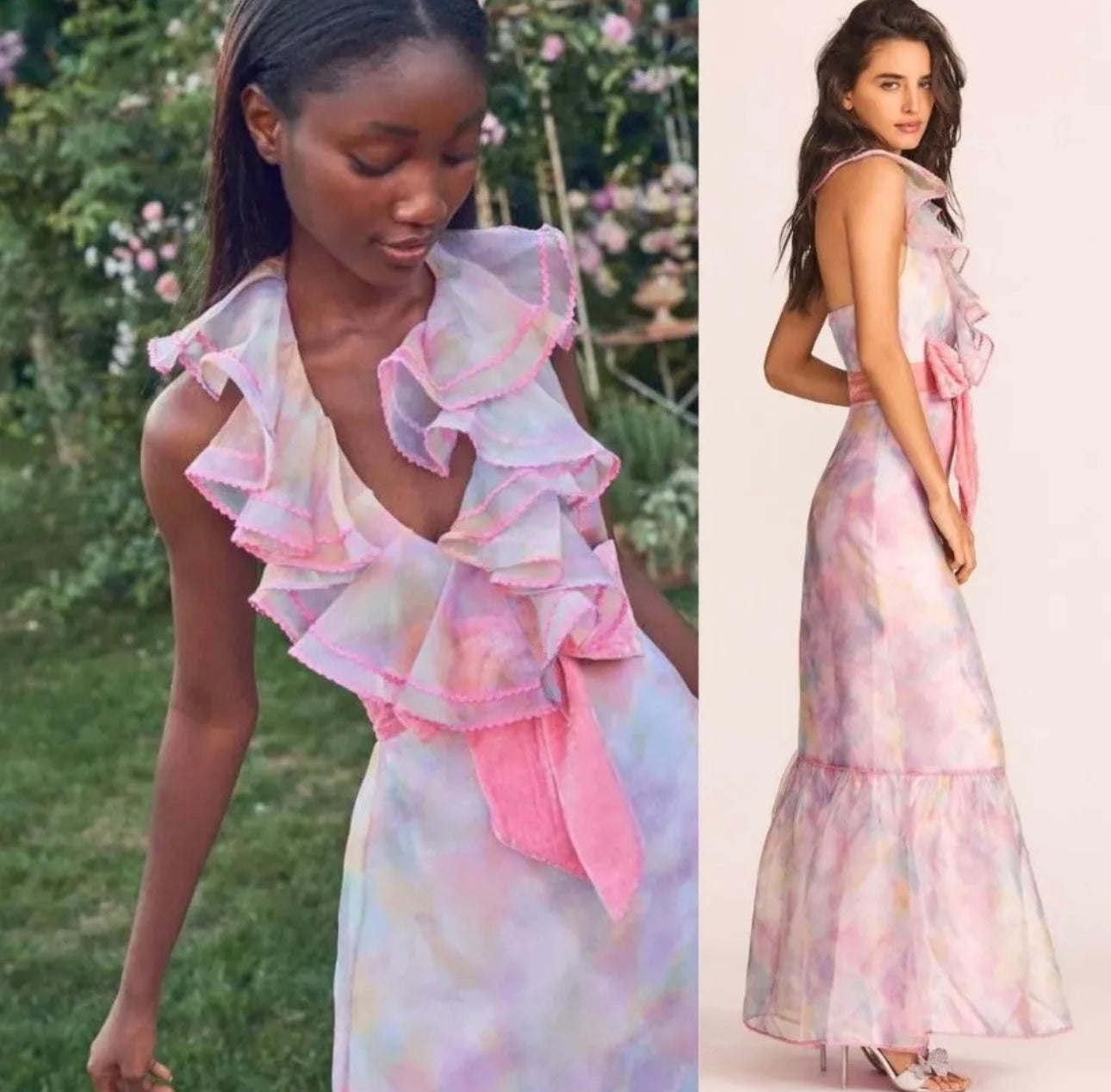 LoveShackFancy - Maris Gown in Fairytale Printed
Color:Fairytale Printed