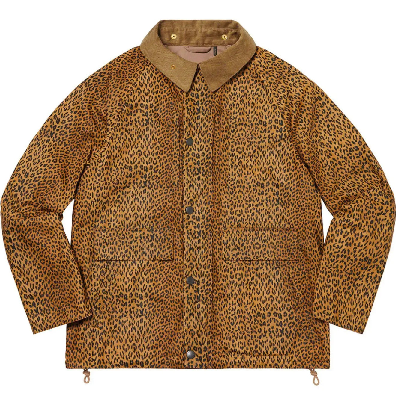 SUPREME X BARBOUR - LIMITED EDITION WAXED ANIMAL PRINT JACKET