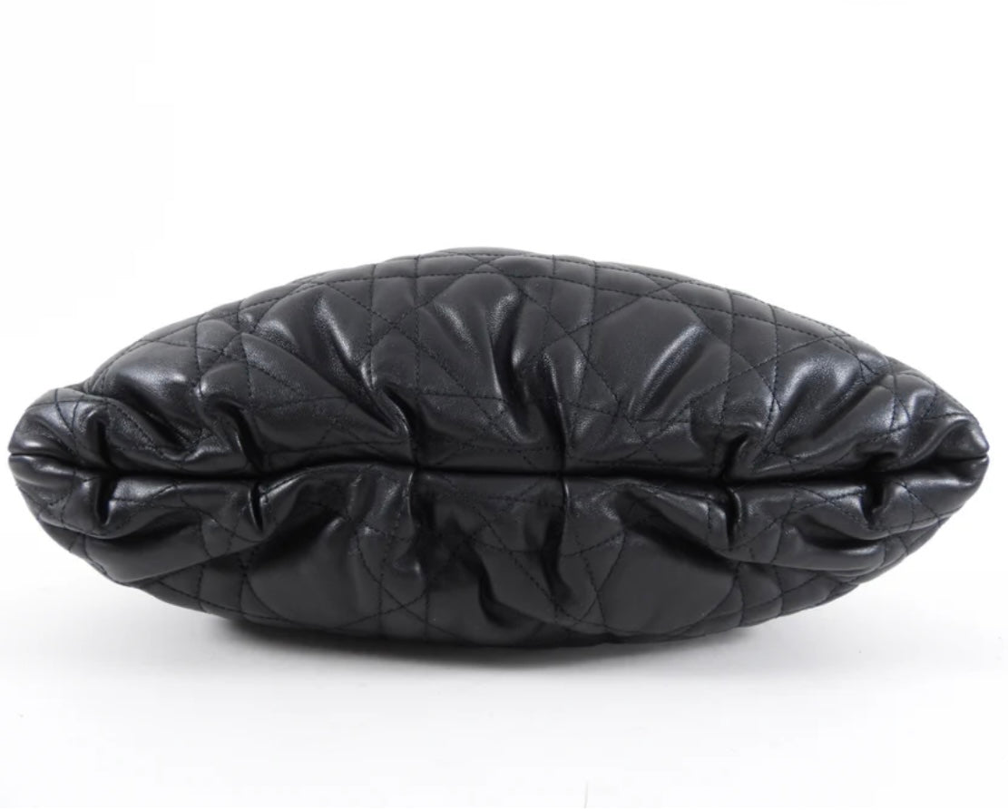 Christian Dior - Large Ammi Suple Macrocannage Drawstring Bag