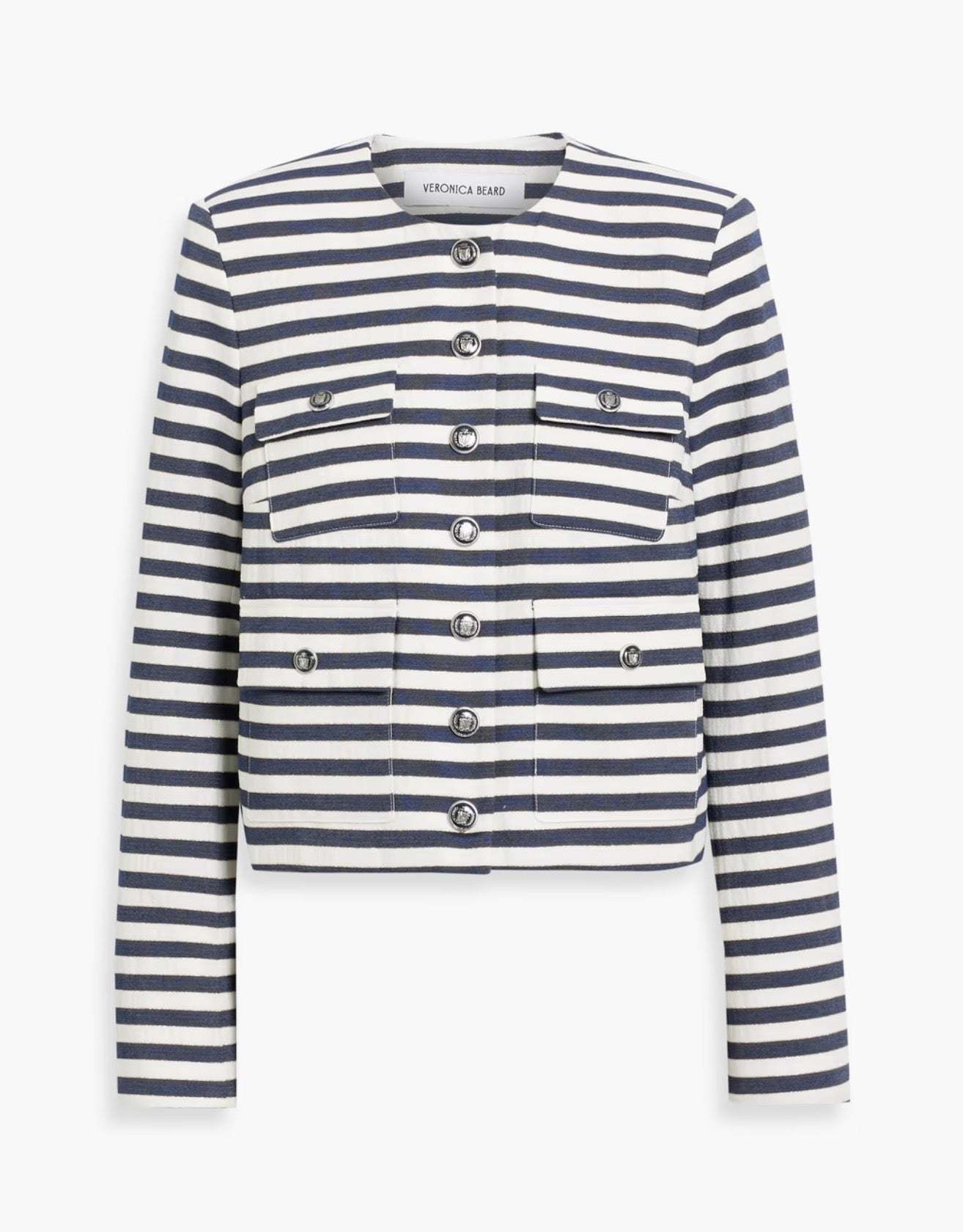 Veronica Beard - Isa Metallic Stripped Jacket