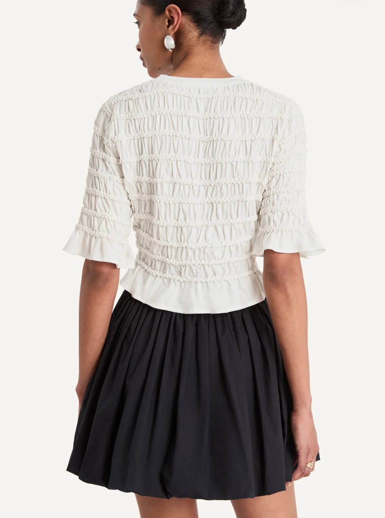 MERLETTE NEW YORK GRASSE TOP IN WHITE