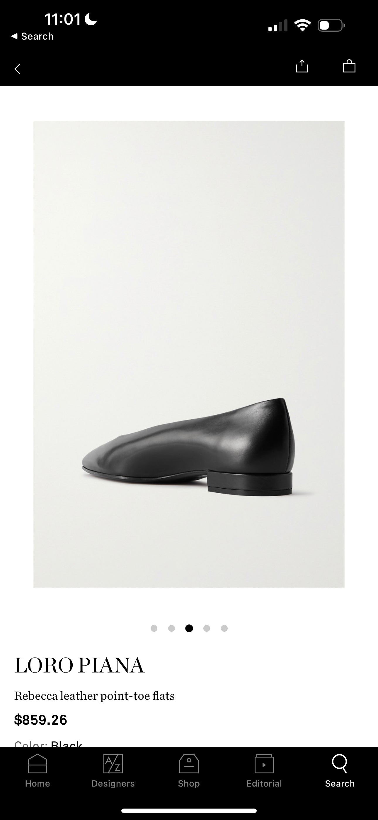 Loro Piana - Rebecca Ballerina Flata