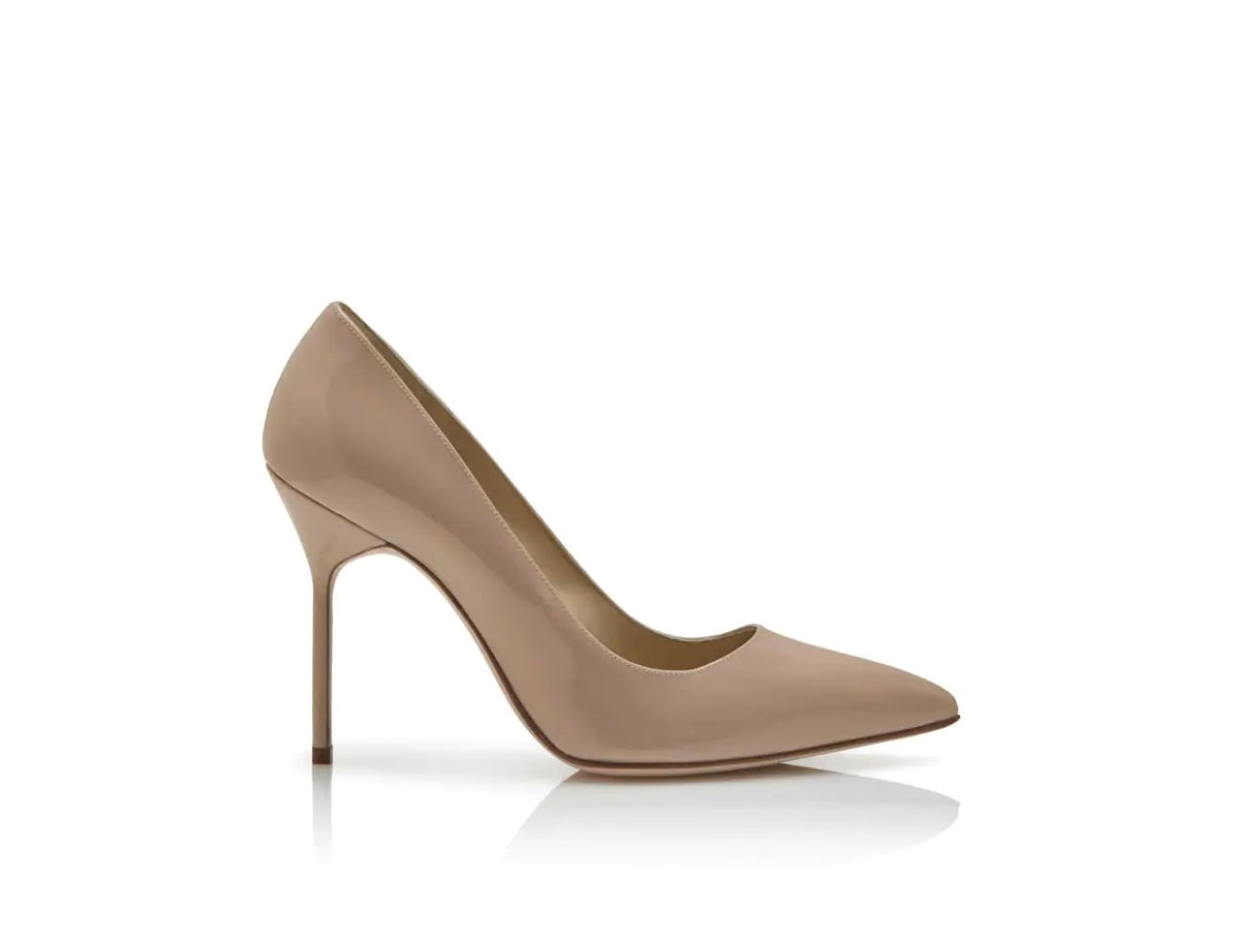 Manolo Blahnik
BB 105 Patent Leather Point Toe Pumps
