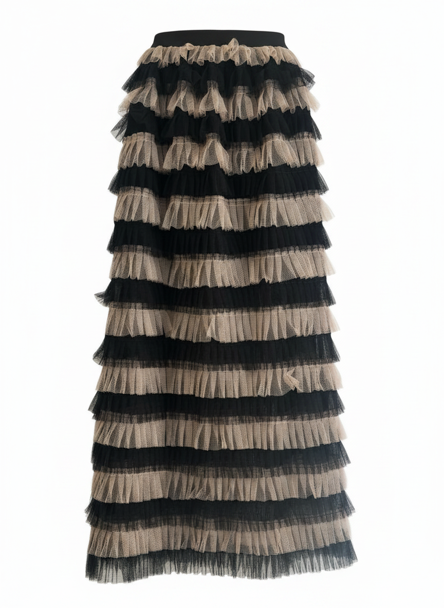 ENDLESS ROSE tulle maxi skirt