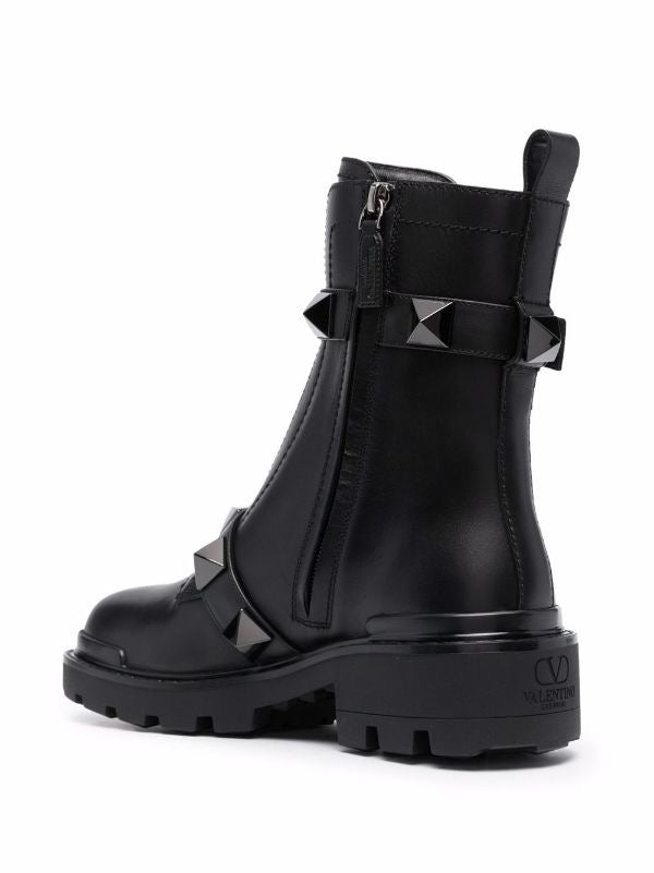 VALENTINO black rockstud boots