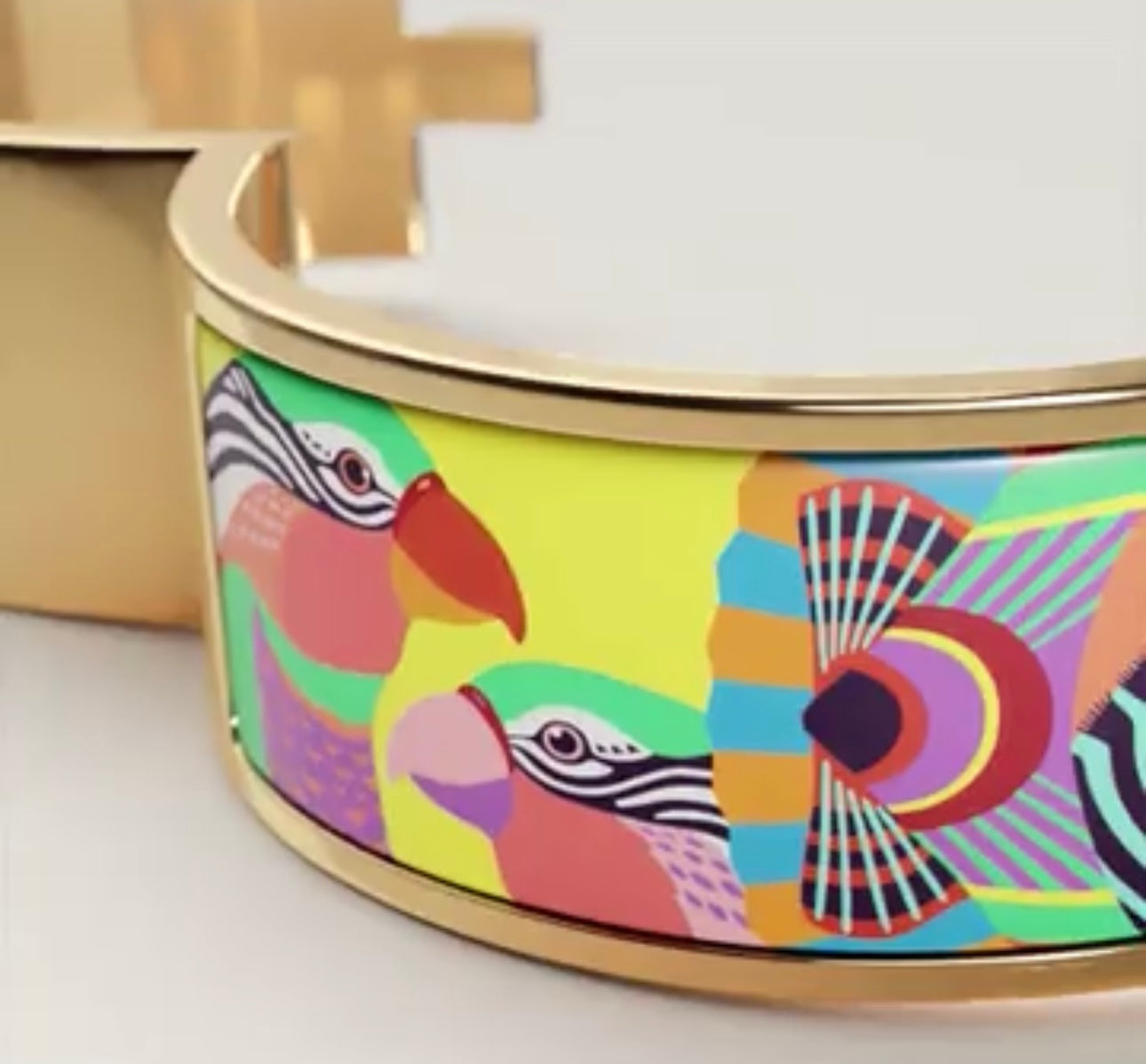 Preloved HERMES- Clic Clac H Lanternes, Ballons et Cocardes bracelet