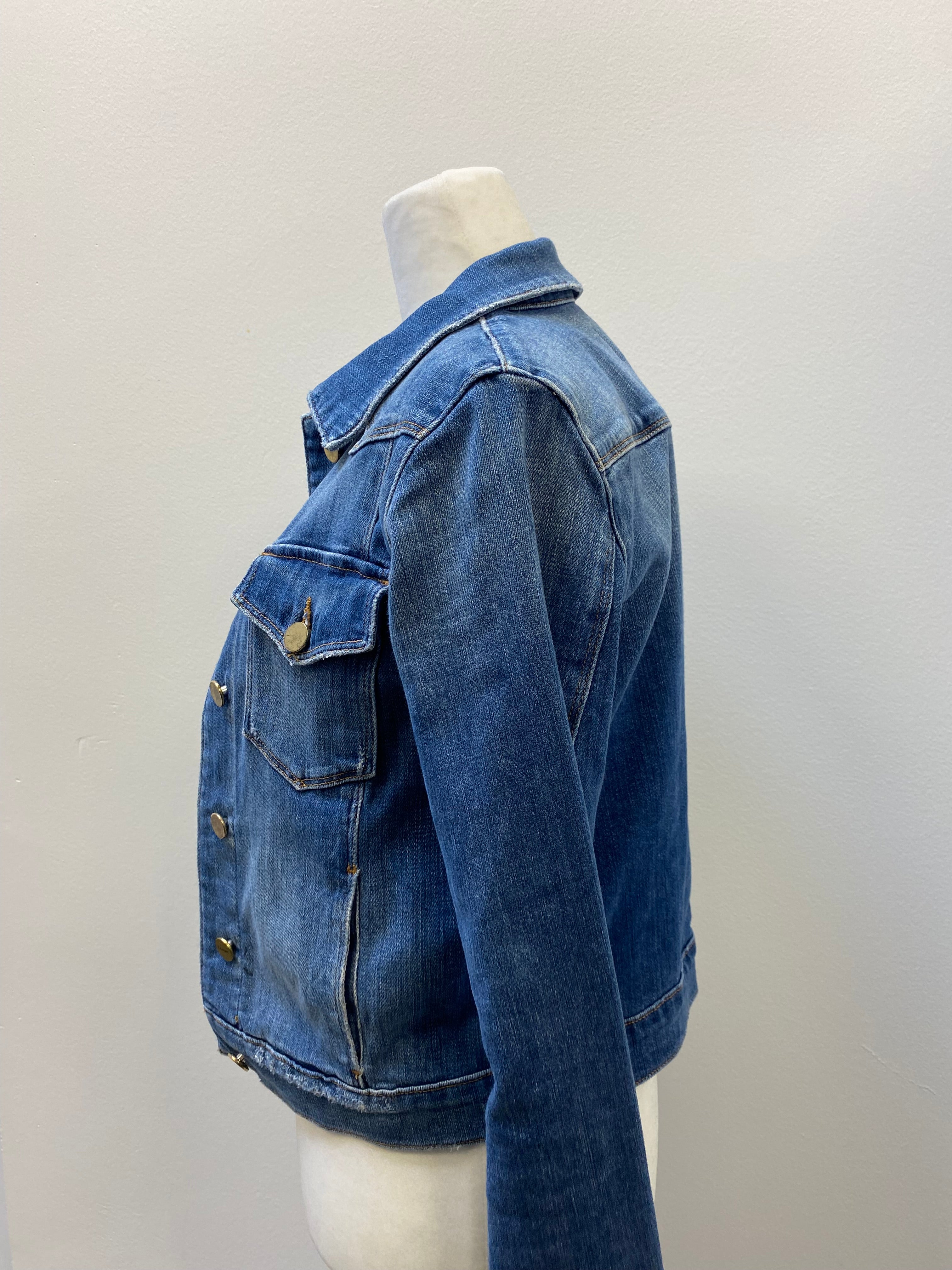 Frame Dark Wash Denim Jacket