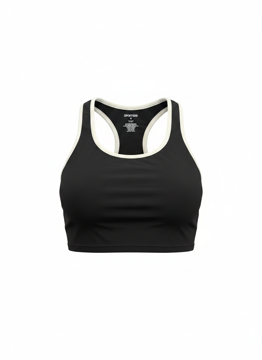 splits59 black leggings & bra set