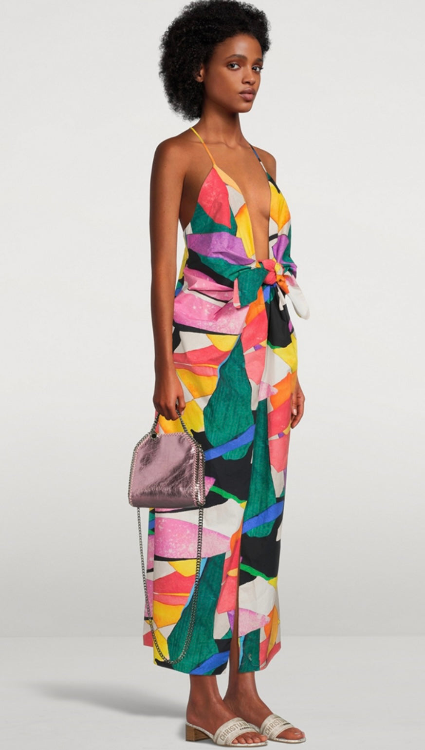 MARA HOFFMAN
Lolita Organic Cotton Midi Dress In Delotia Print