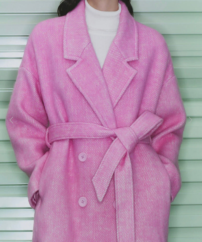 Urban Revivo Belted Woolen Coat