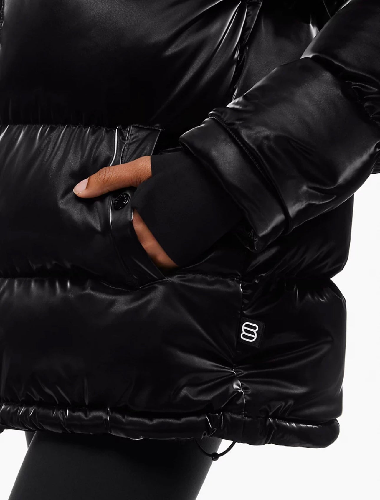 The Super Puff-
Liquid Shine goose down puffer jacket