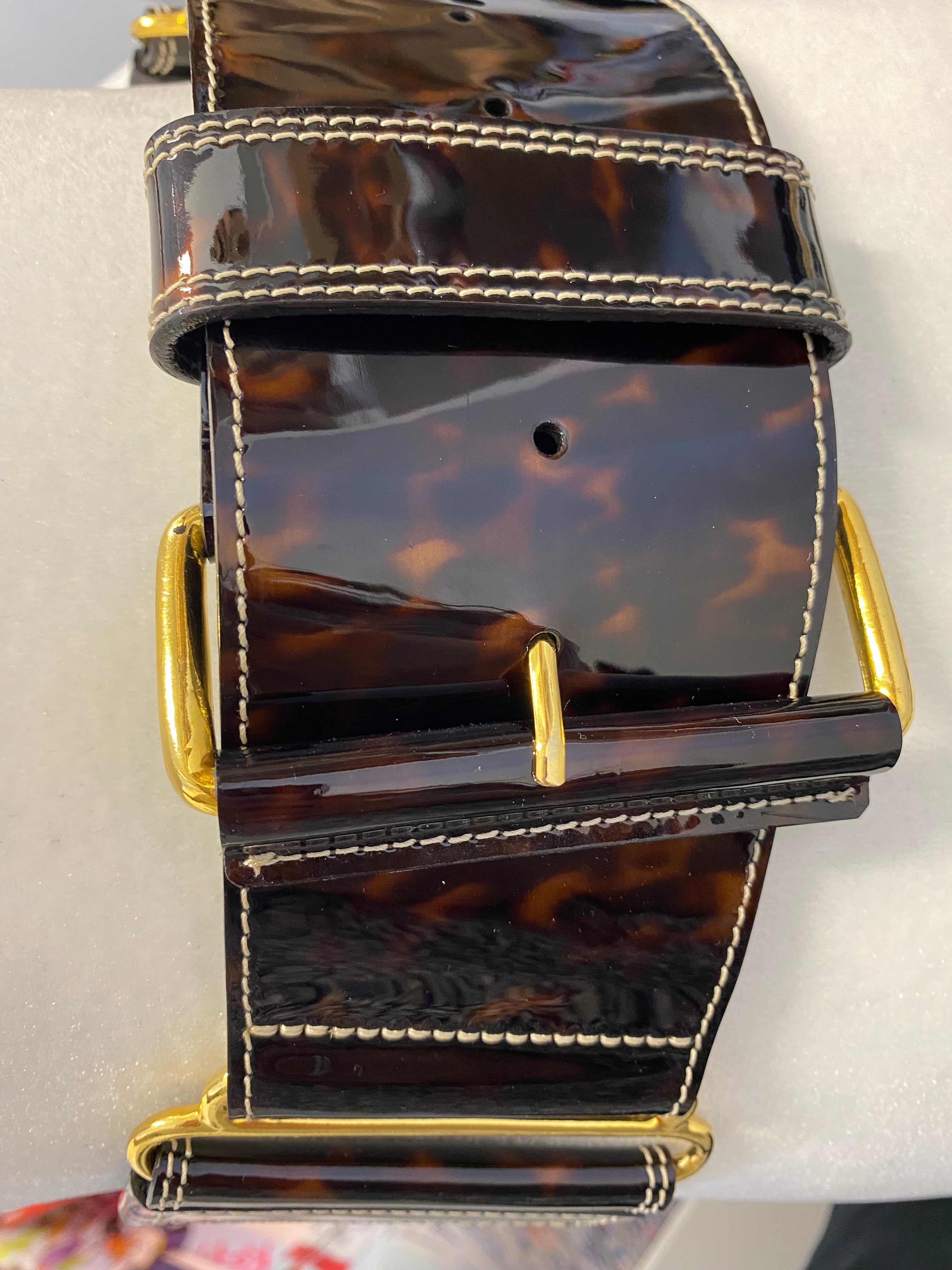 Oscar De La Renta Tortoise Belt