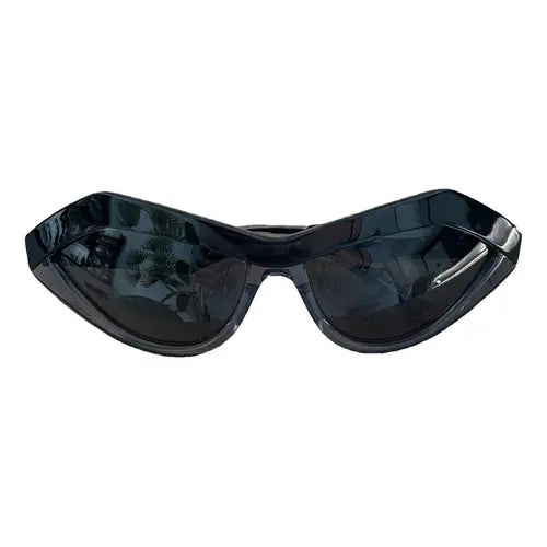 Bottega Veneta Black Shield Sunglasses