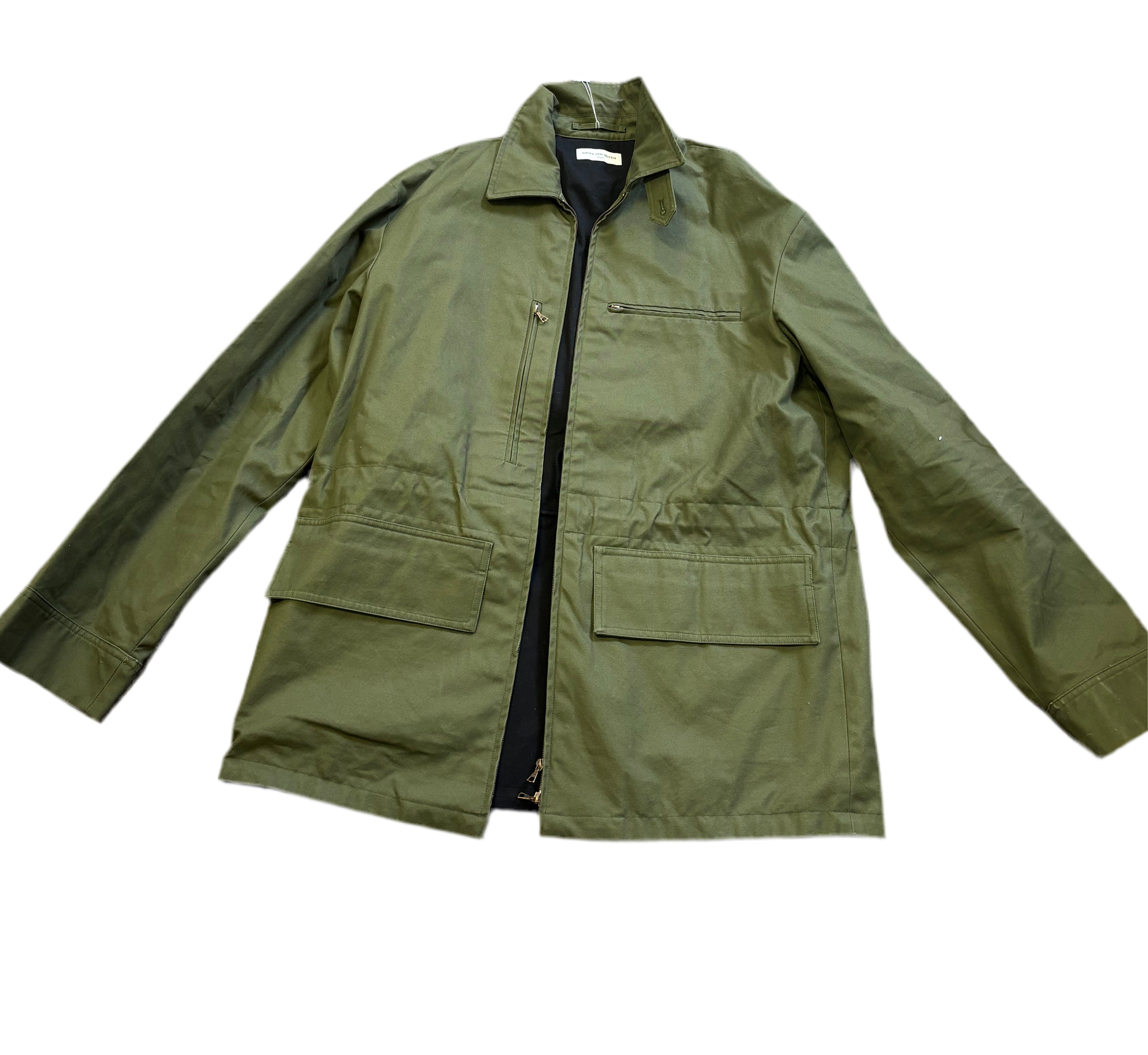 DRIES VAN NOTEN green jacket