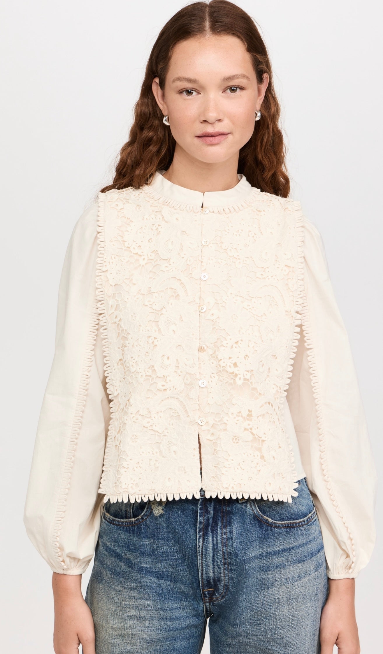 Sea New York - Sabine Embroidery Top