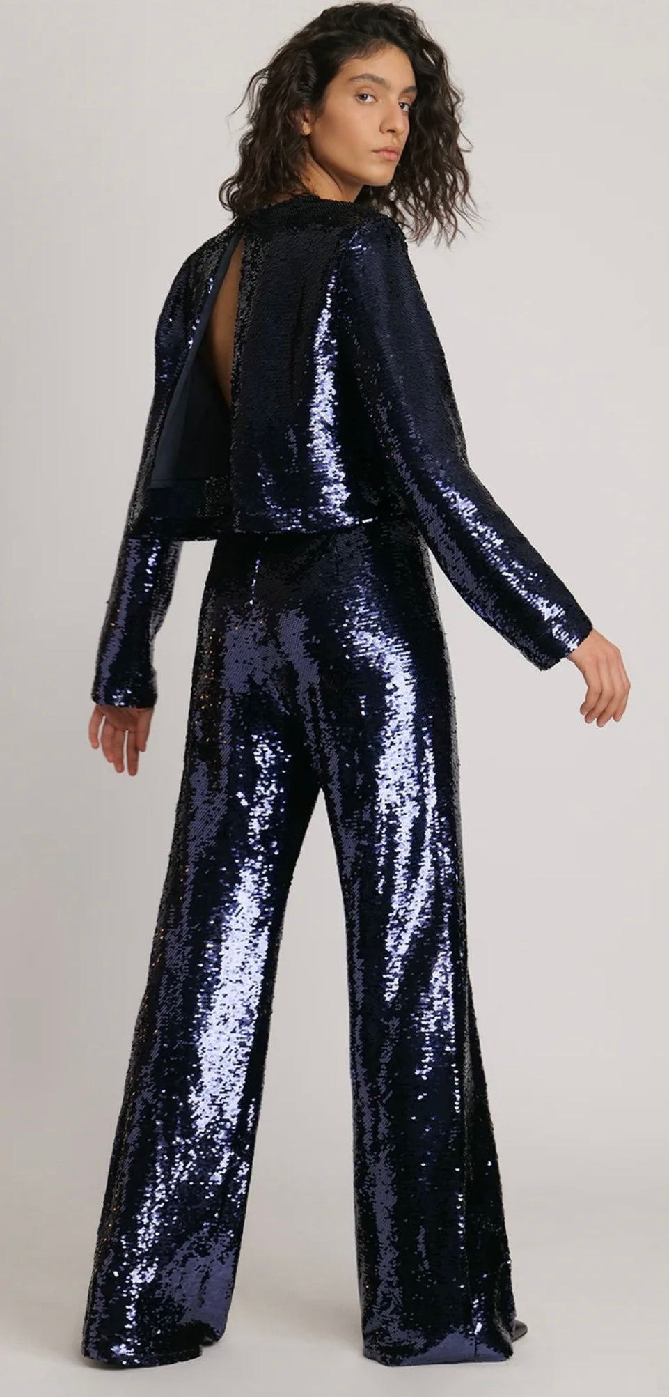 Sabina Musayev - Navy Sequin Set