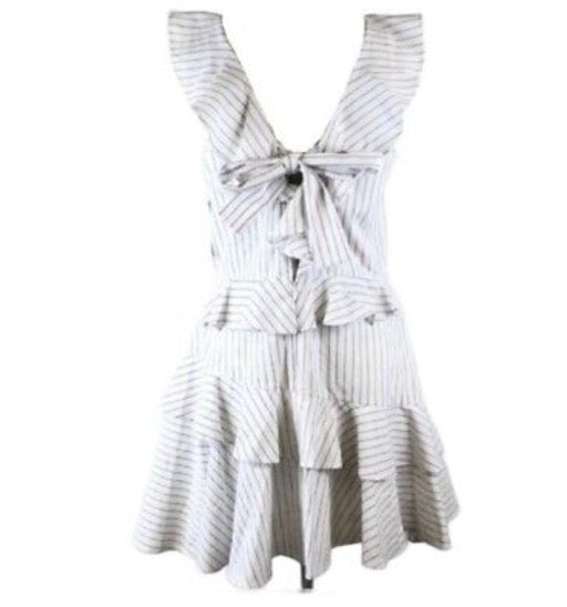 SAYLOR ruffle linen dress