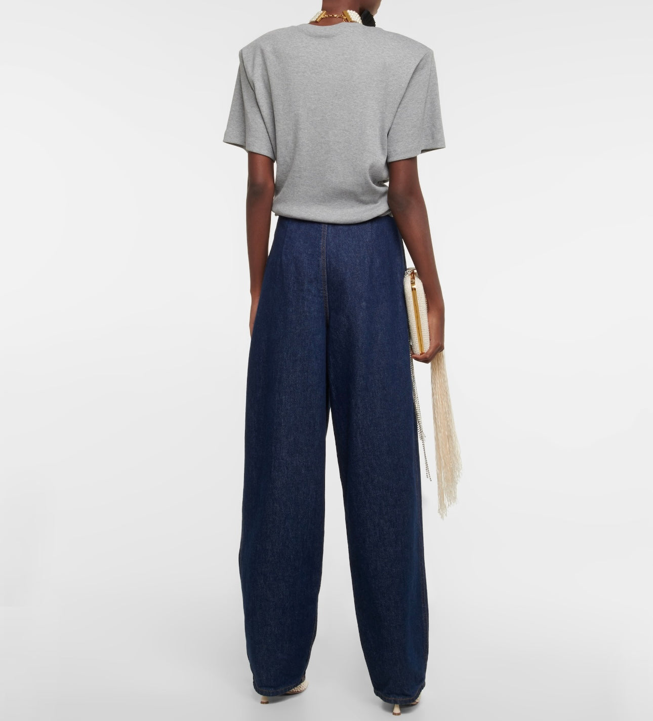 MAGDA BUTRYM
Cropped cotton-blend T-shirt