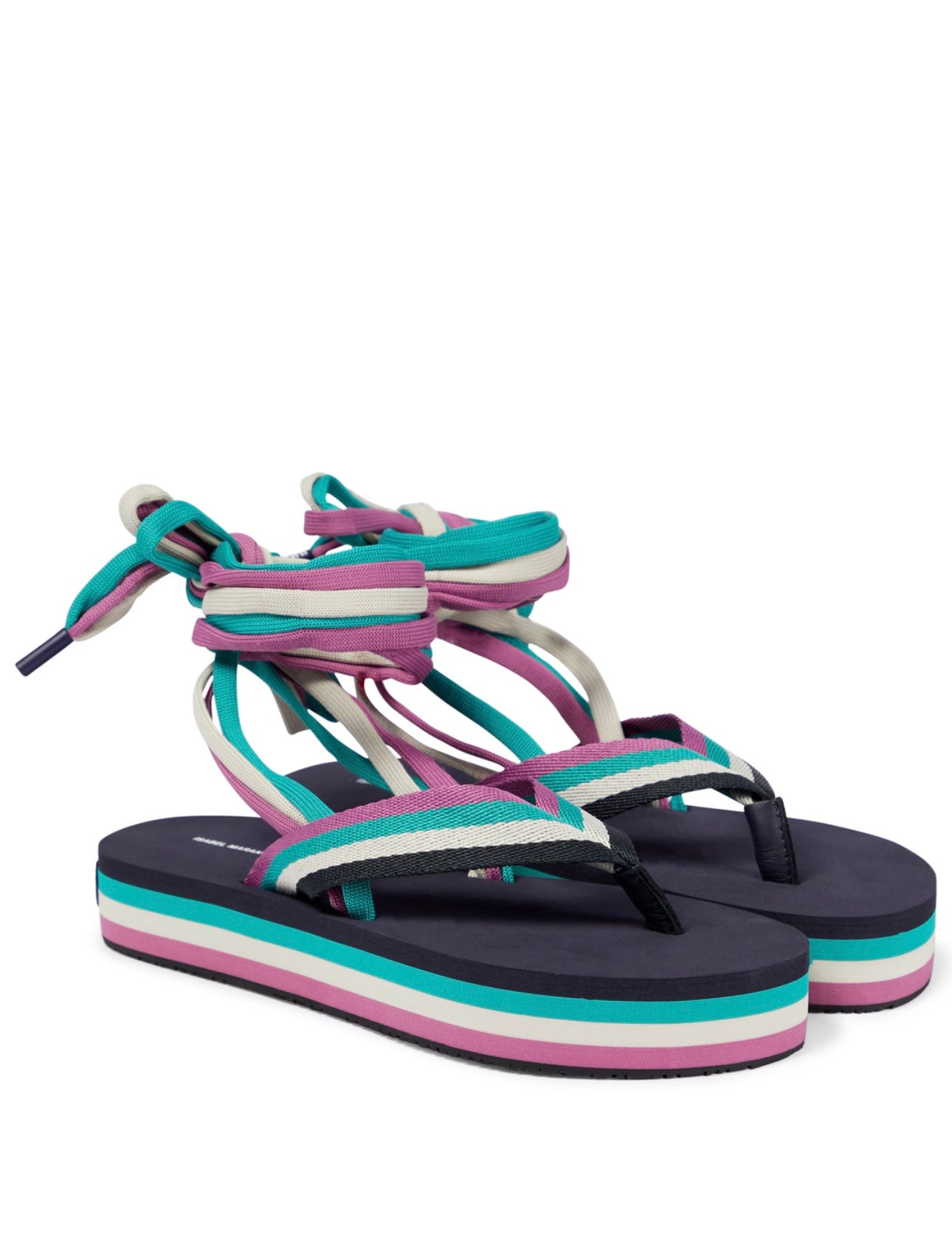 ISABEL MARANT
Tuoni striped thong sandals